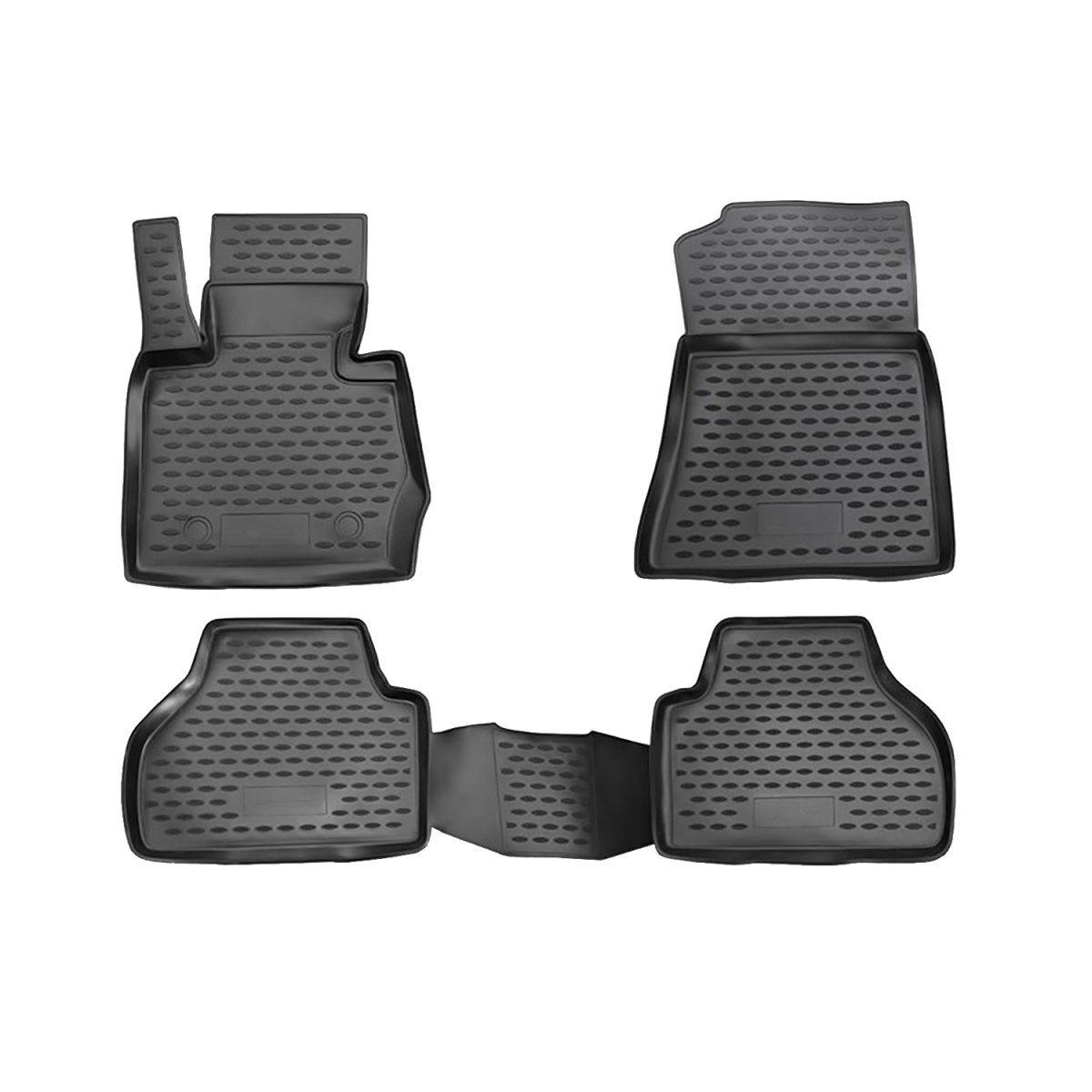 BMW X4 Floor Mats - Omac - Rubber TPE - Black - '15-'18